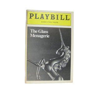 Glass Menagerie Playbill 1984 Theatre Jessica Tandy John Heard Amanda Plummer